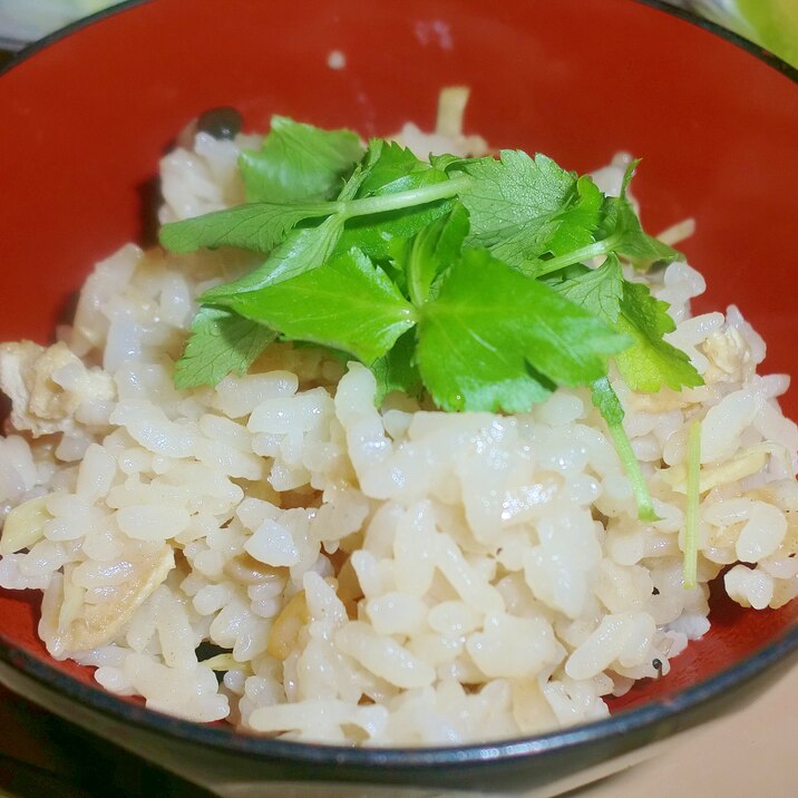 冷え性さんに♪生姜ご飯